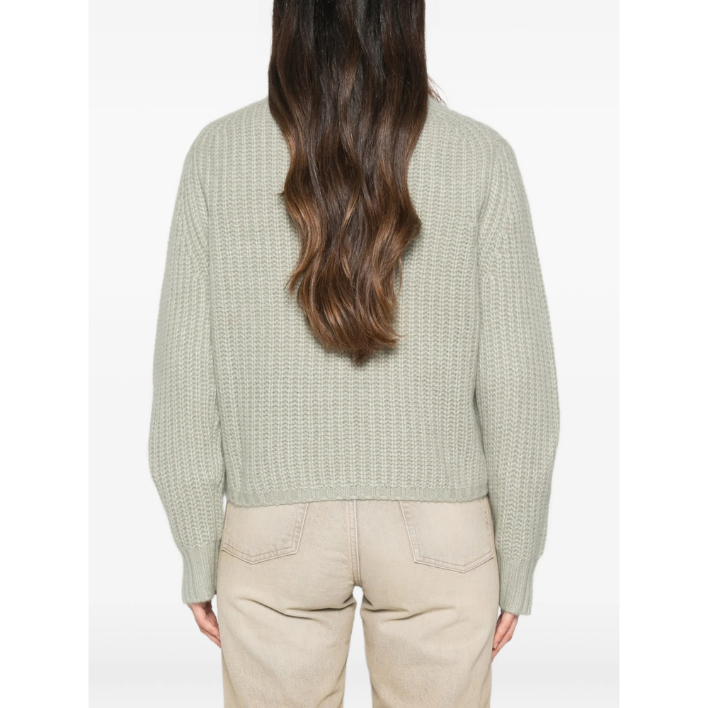 Ribbed-Knit Crew-Neck Sweater