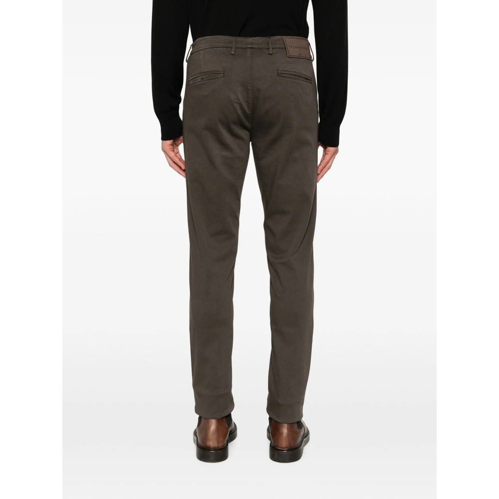 Luis Logo-Patch Straight-Leg Trousers