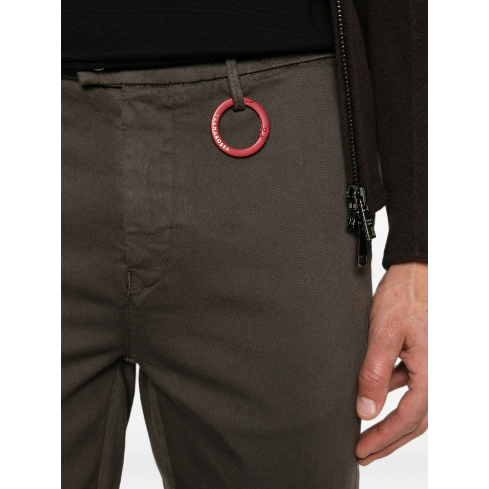 Luis Logo-Patch Straight-Leg Trousers