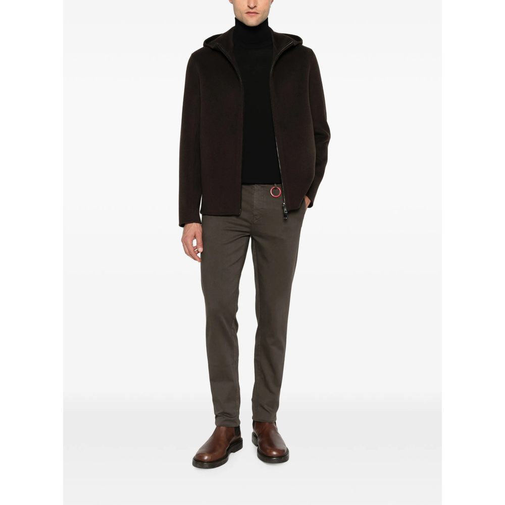 Luis Logo-Patch Straight-Leg Trousers