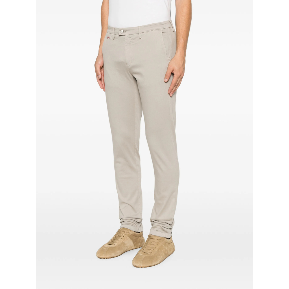 Luis Logo-Patch Button-Fastening Trousers
