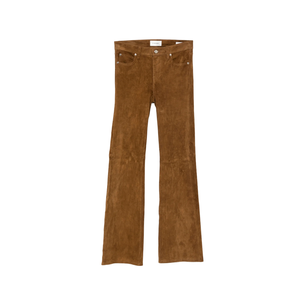 Frame The Rodeo Suede Flared Trousers