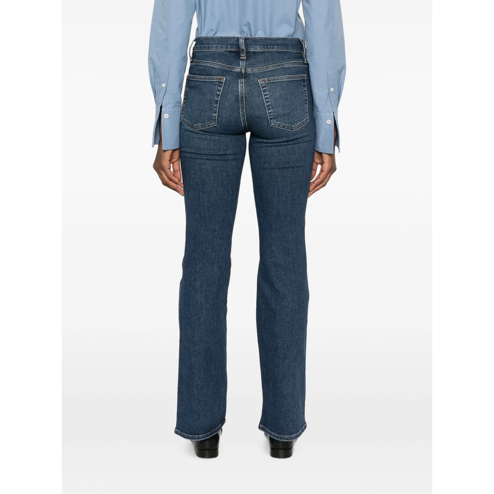 The Rodeo Washed Flared Denim Jeans