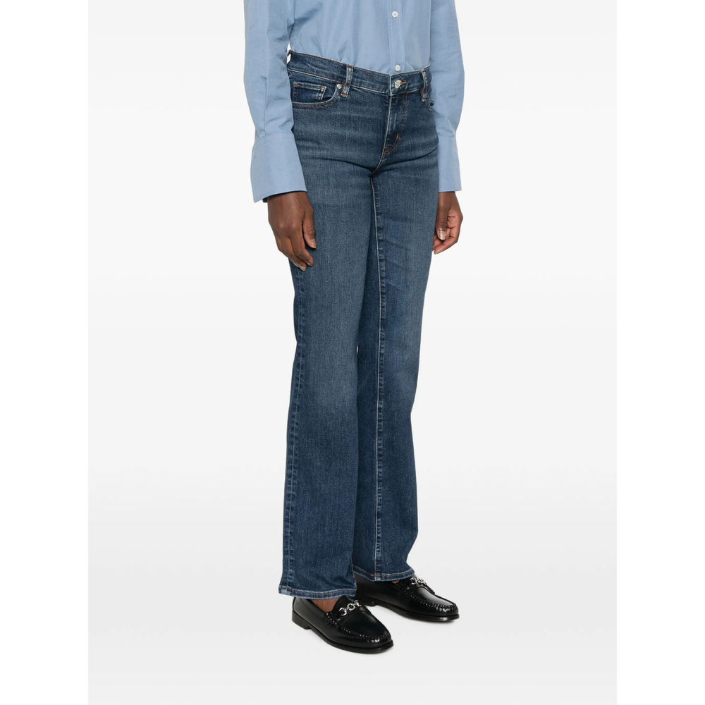 The Rodeo Washed Flared Denim Jeans