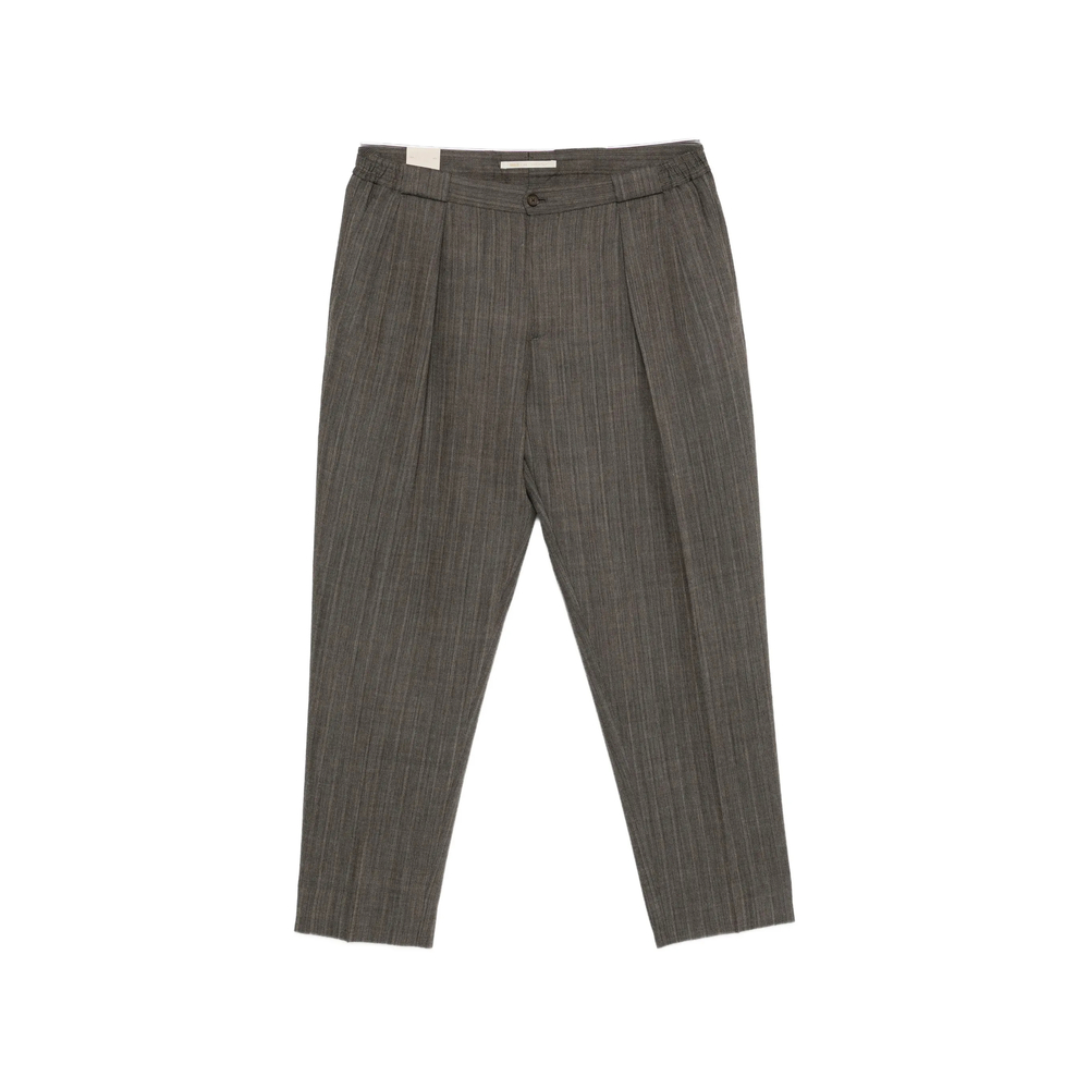 Herringbone-Pattern Trousers