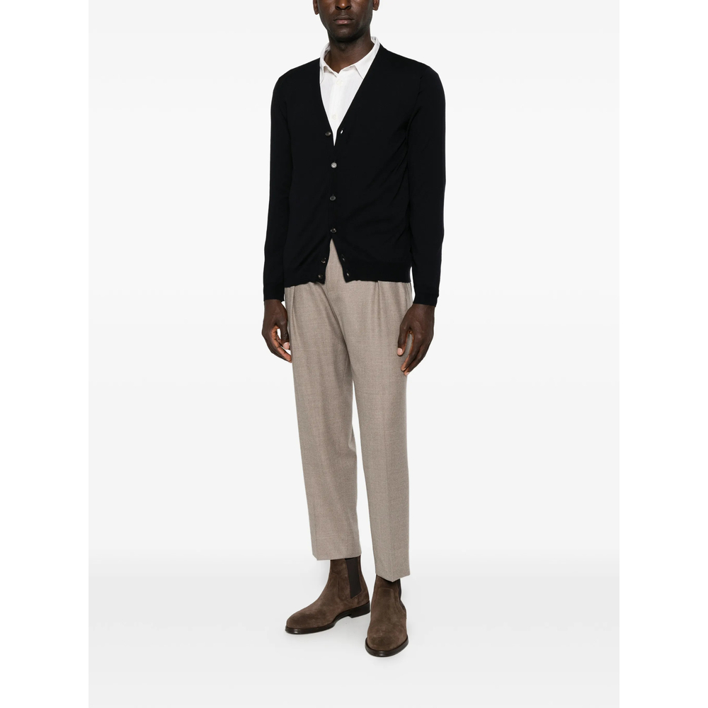 Pleated Tapered Trousers
