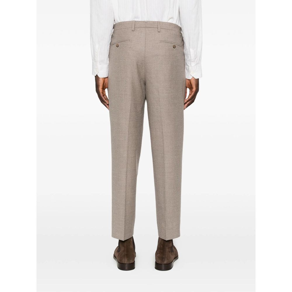 Pleated Tapered Trousers