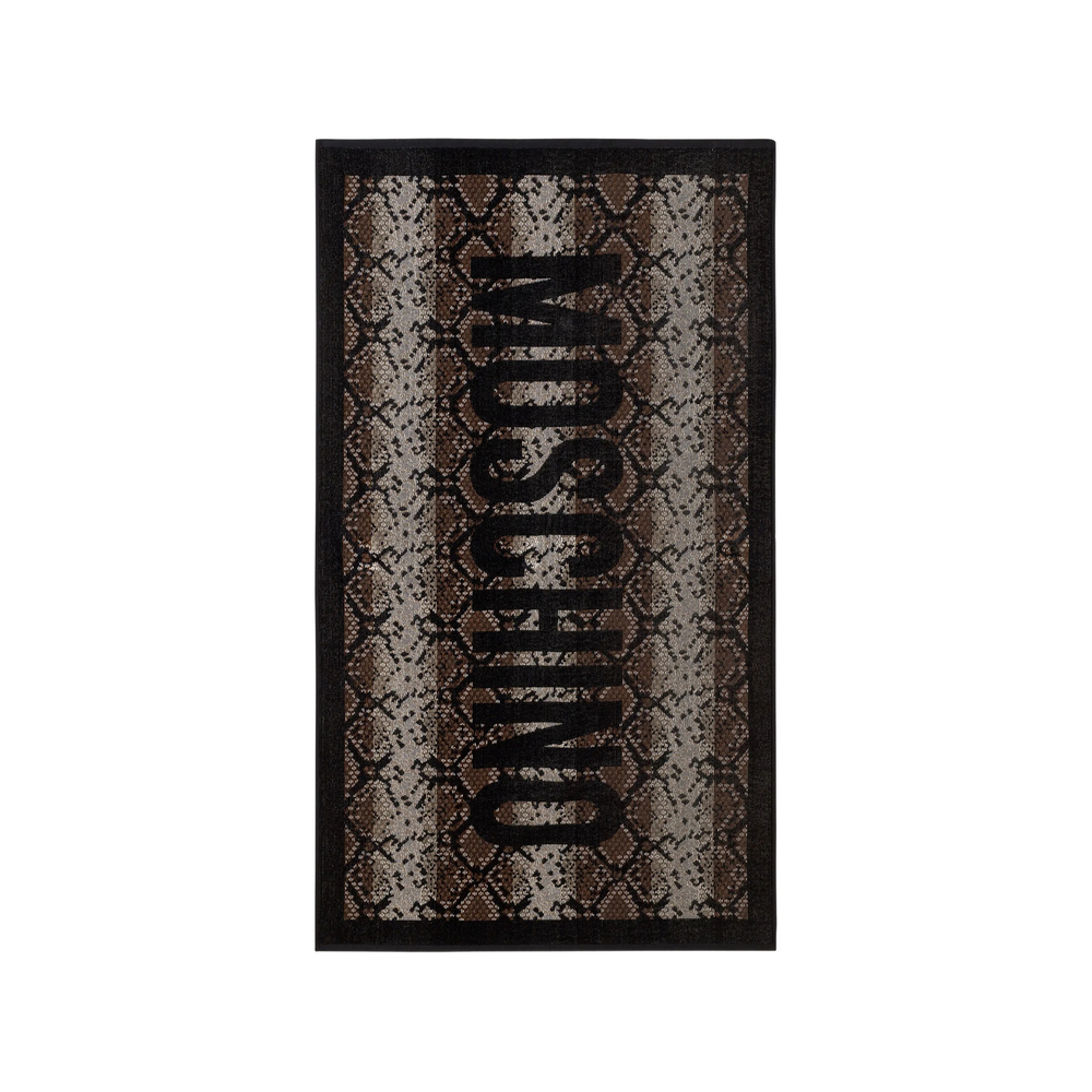 Moschino Underwear Snakeskin-print Beach Towel