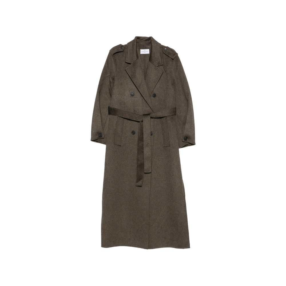 Double-Breasted Belted Coat