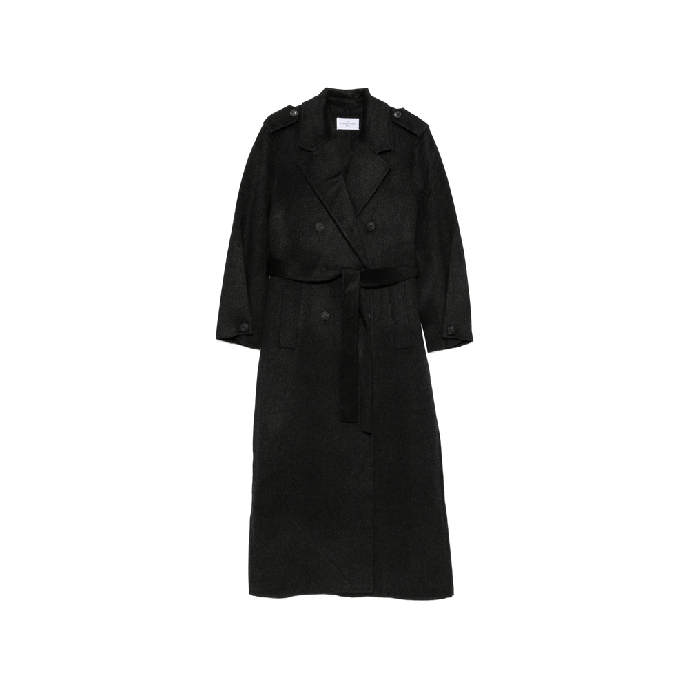 Double-Breasted Belted Coat