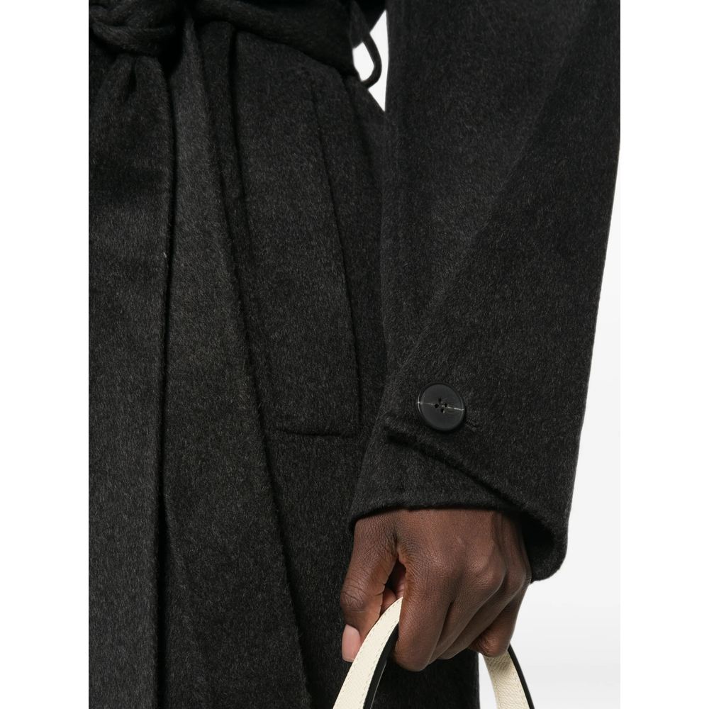 Double-Breasted Belted Coat