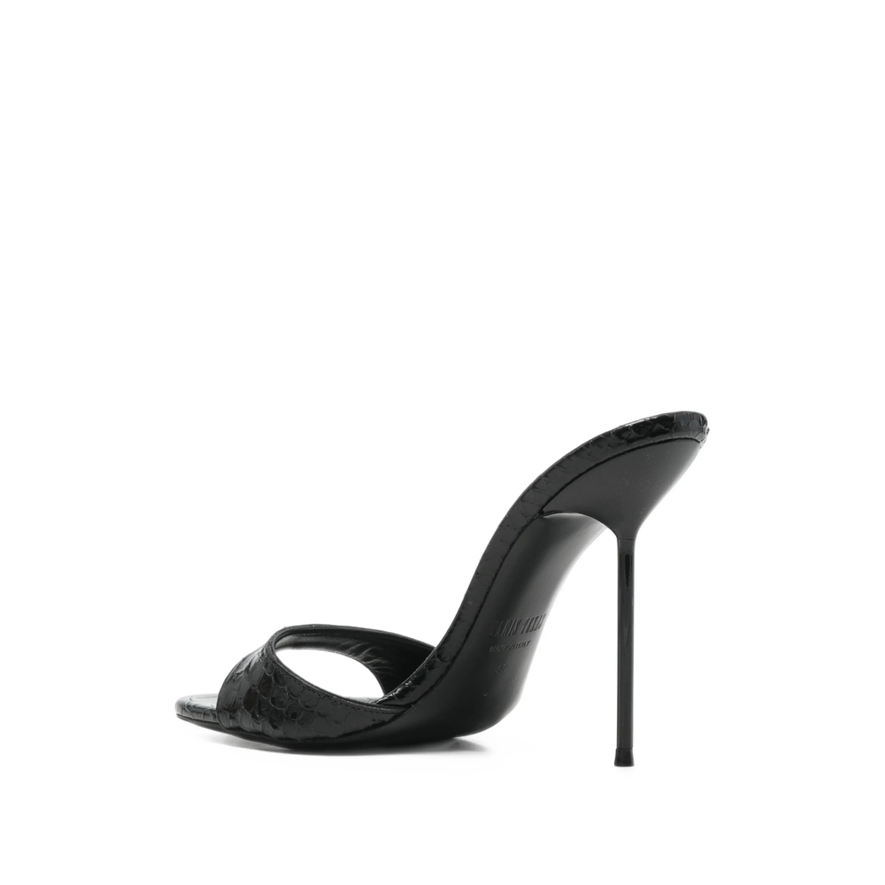 Lidia Crocodile-Effect Sandals
