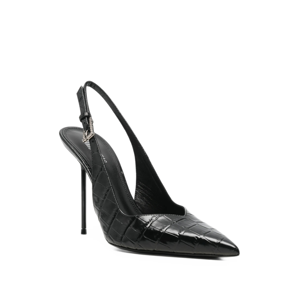 Lidia Croc-Effect Slingback