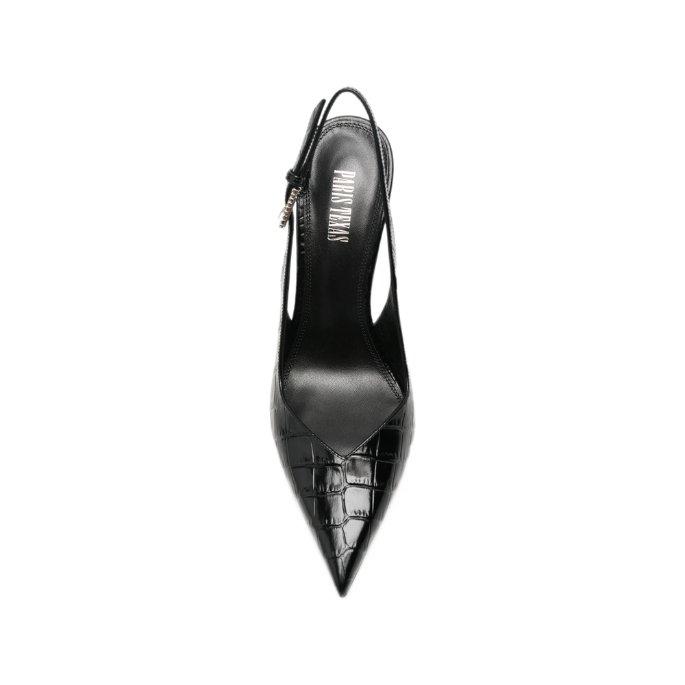 Lidia Croc-Effect Slingback
