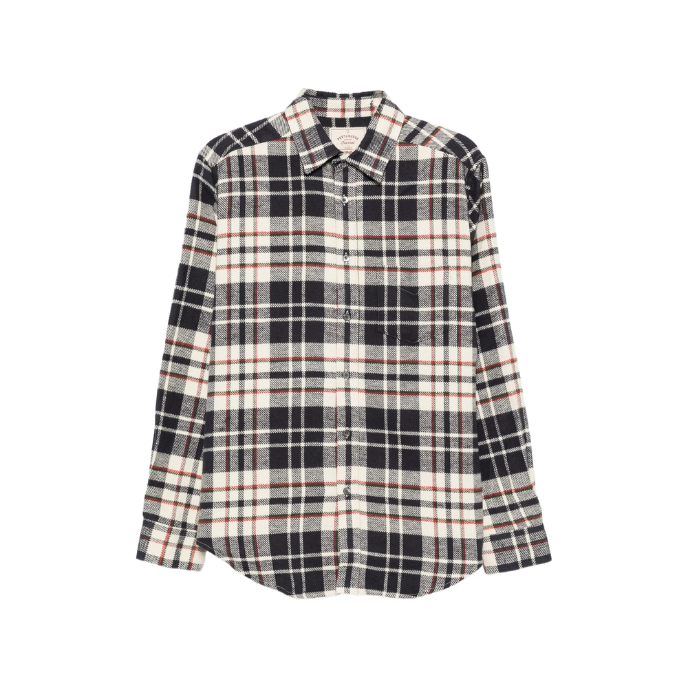 Portuguese Flannel Check-pattern Cotton Shirt