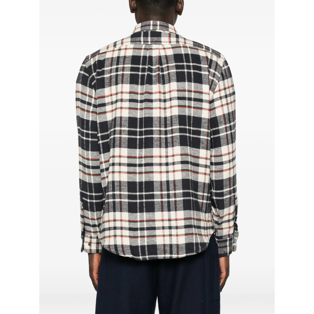 Check-Pattern Cotton Shirt