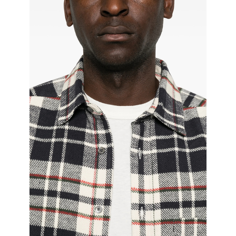 Check-Pattern Cotton Shirt