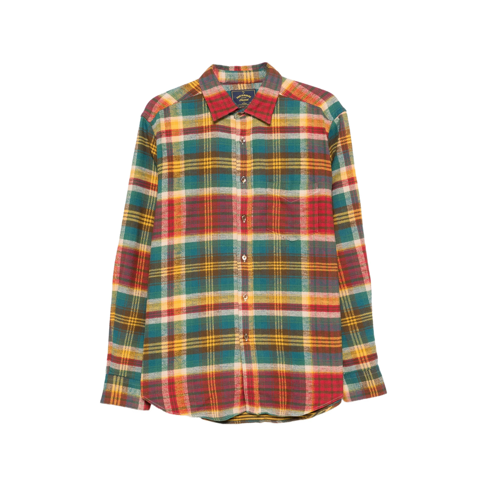 Portuguese Flannel Check-pattern Flannel Shirt