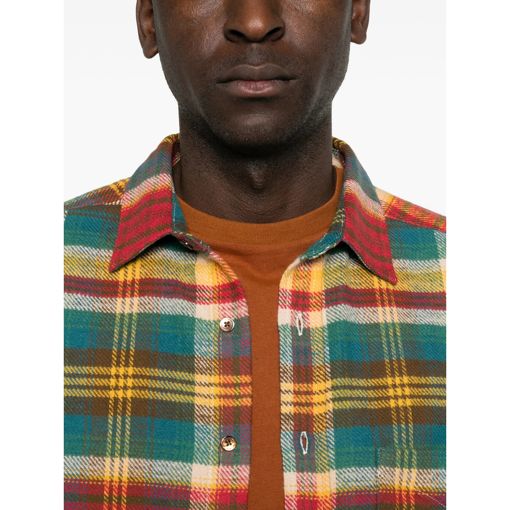 Check-Pattern Flannel Shirt