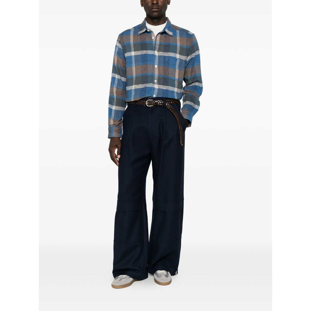 Check-Pattern Flannel Shirt