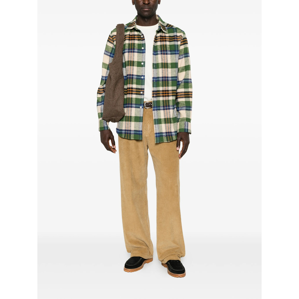 Check-Pattern Flannel Shirt
