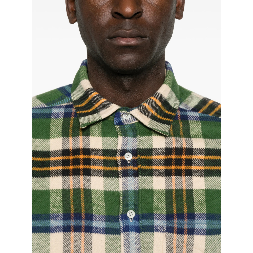 Check-Pattern Flannel Shirt