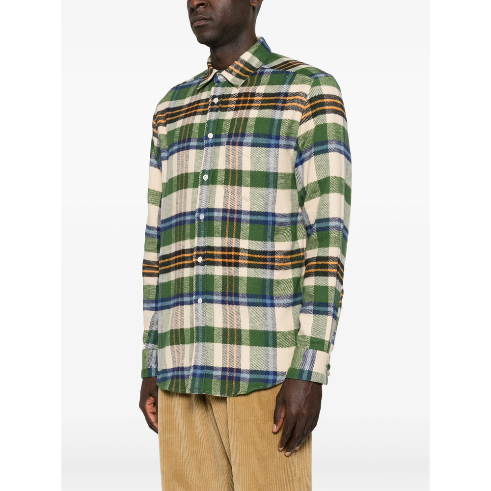 Check-Pattern Flannel Shirt