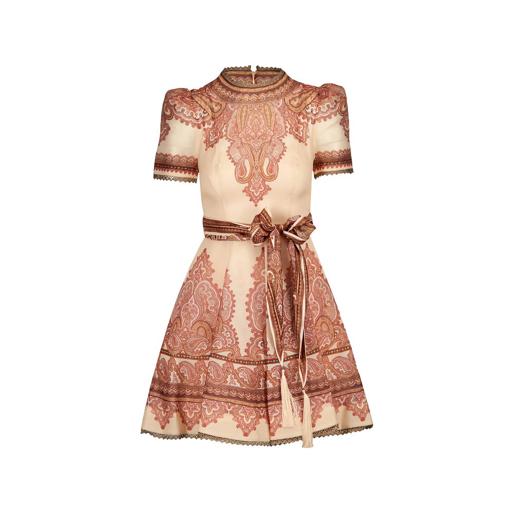 Zimmermann Collectn Flday Dress In Neutrals