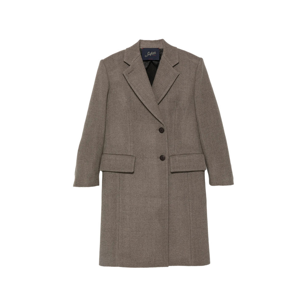 Seafarer Double-breasted Belted Coat