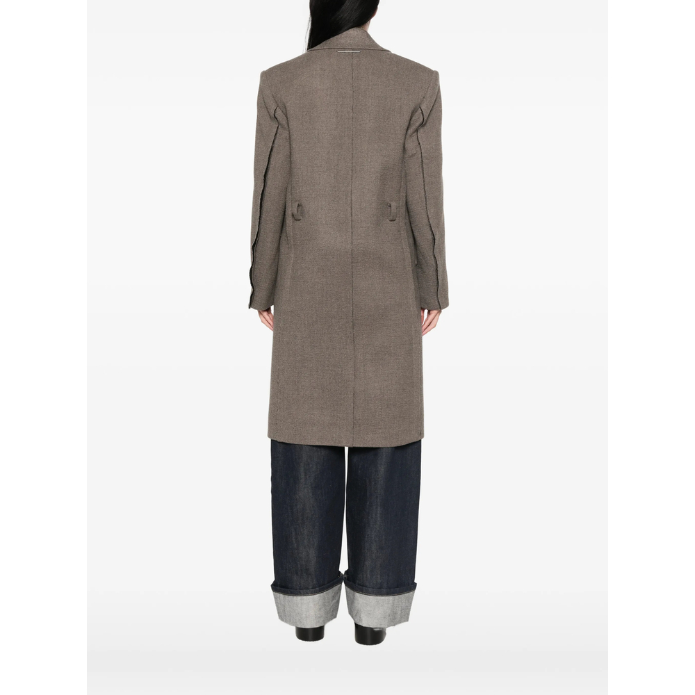 Double-Breasted Belted Coat