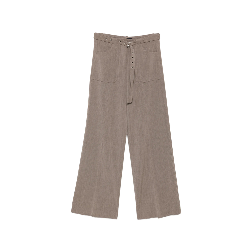 Seafarer Belted Wide-leg Trousers