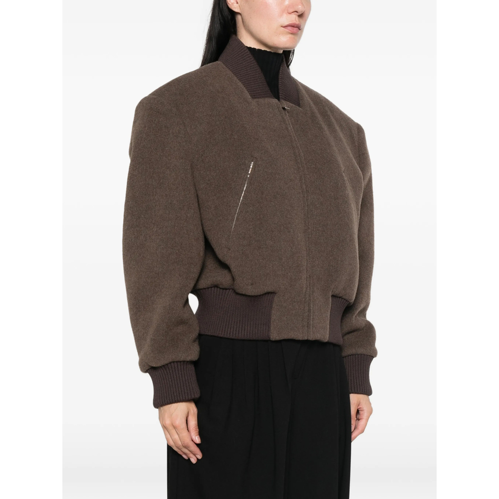Clara Zip-Up Bomber Jacket