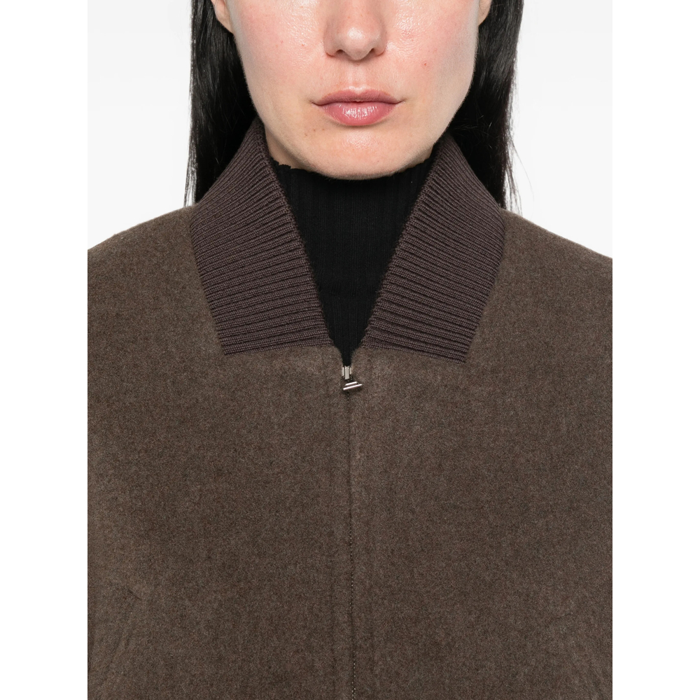 Clara Zip-Up Bomber Jacket