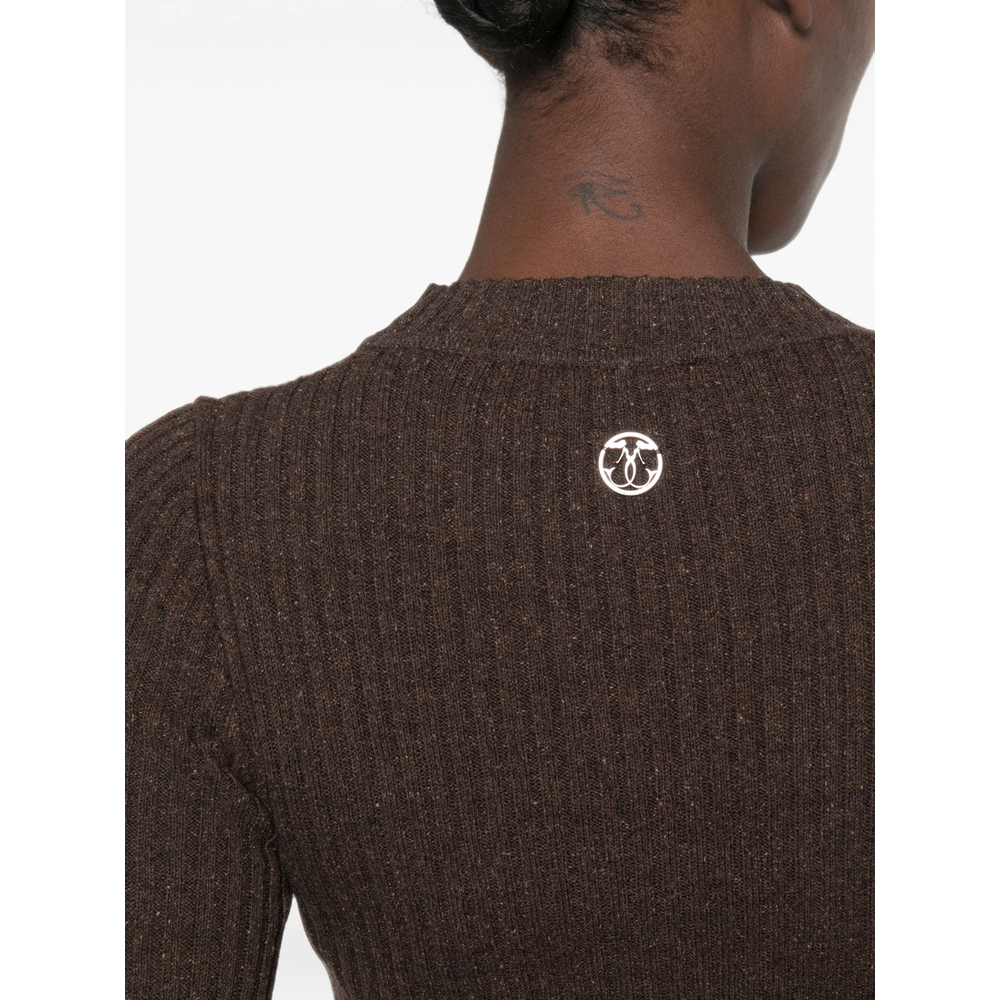Ribbed-Knit Sweater
