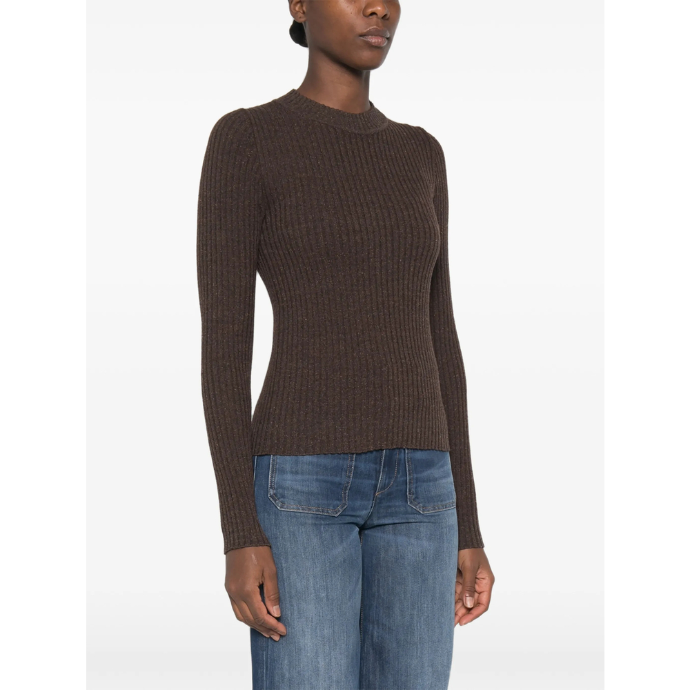 Ribbed-Knit Sweater