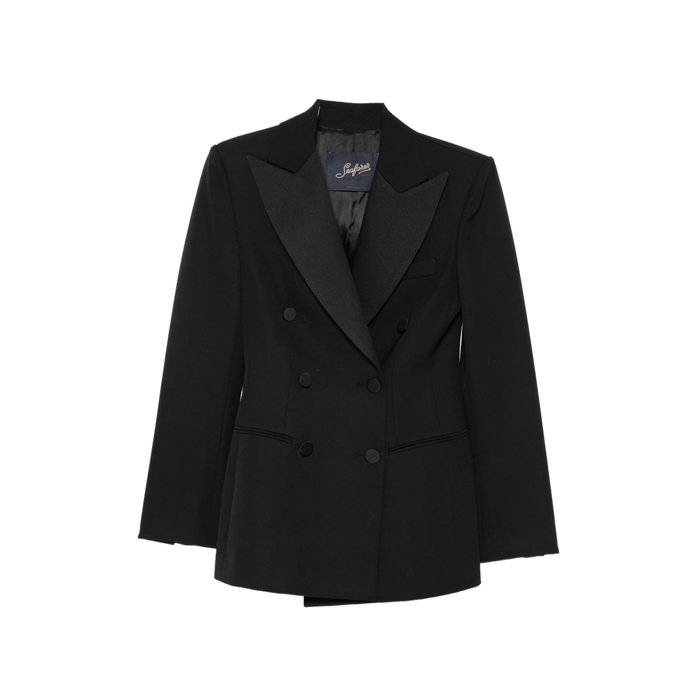 Seafarer Double-breasted Peaked-lapel Blazer