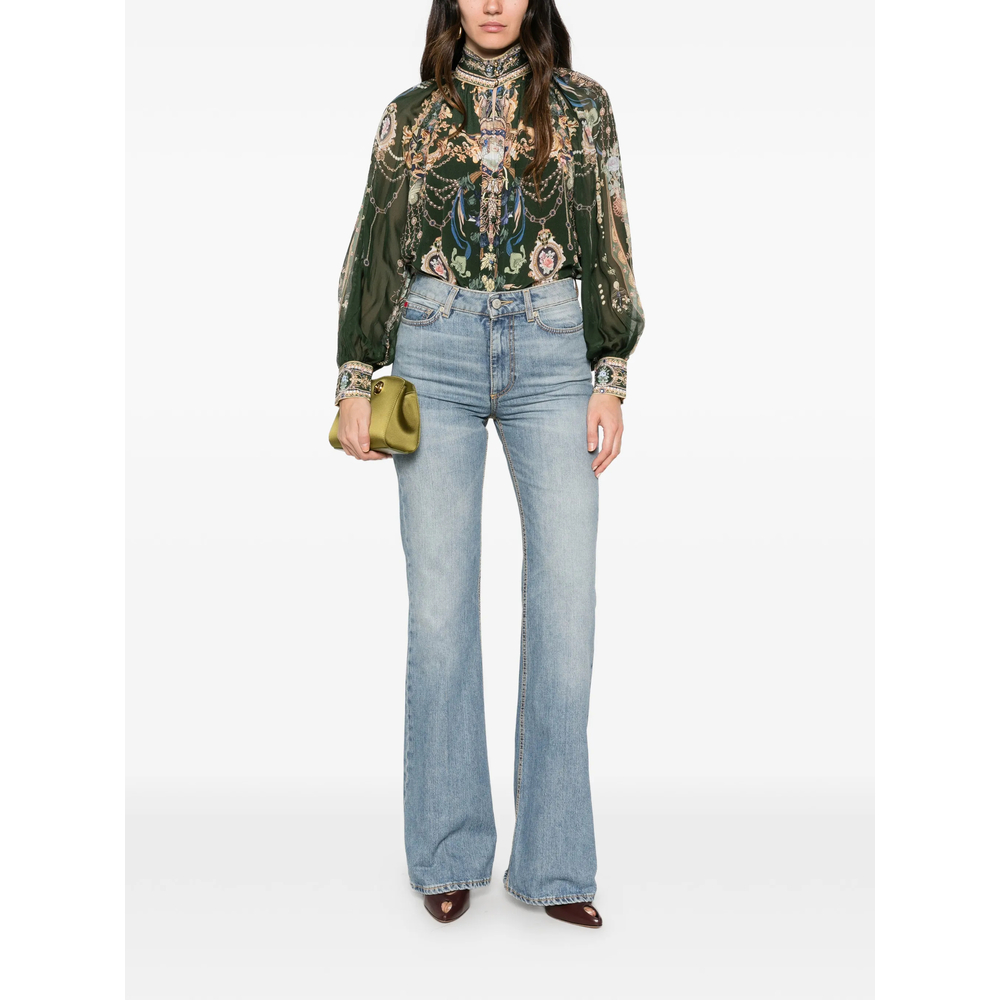 Juliet Faded Flared Jeans