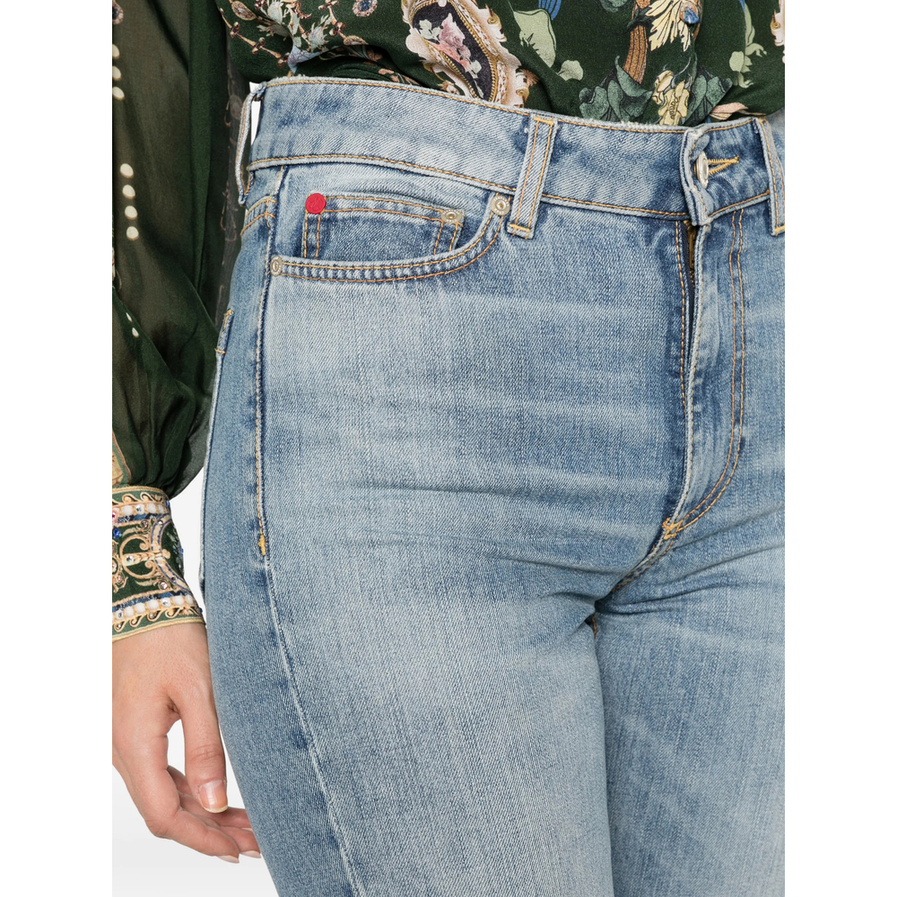 Juliet Faded Flared Jeans