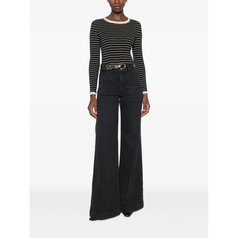 Patch-Pocket Wide- Leg