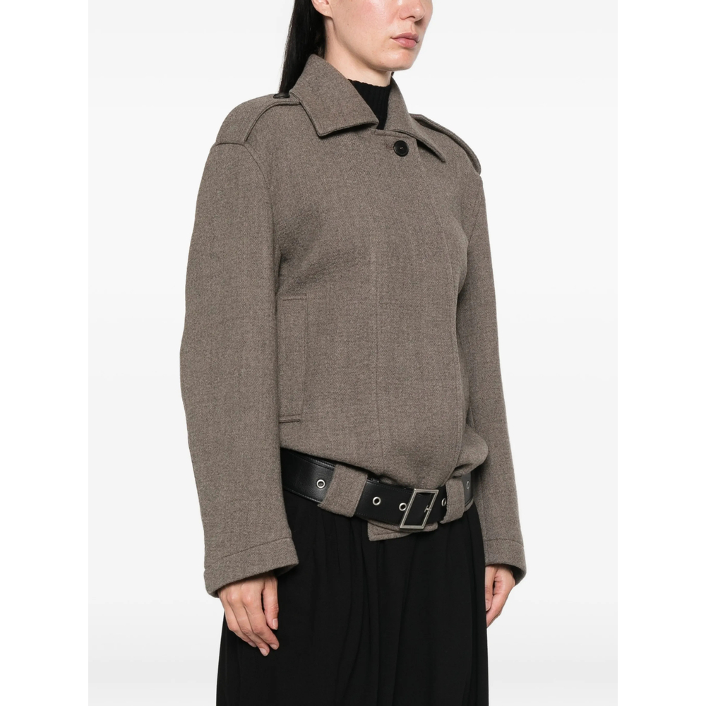 Belted Epaulette Jacket