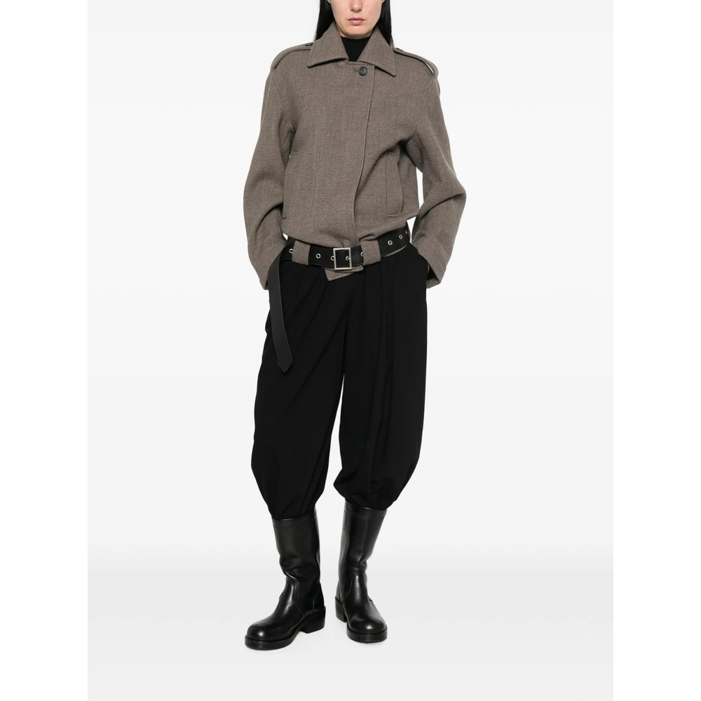 Belted Epaulette Jacket
