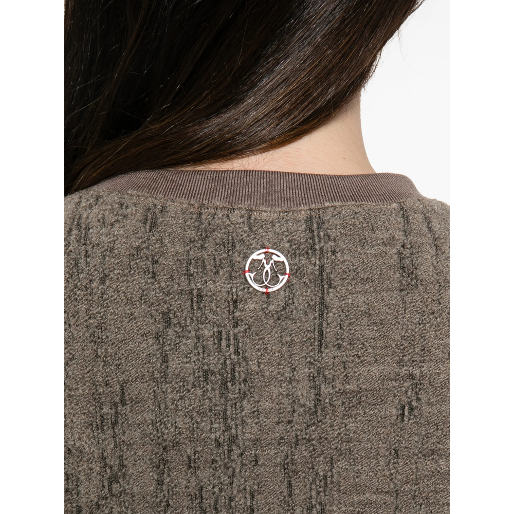 Anemone Bouclé-Knit Crew-Neck Sweater