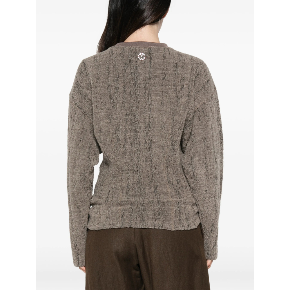Anemone Bouclé-Knit Crew-Neck Sweater