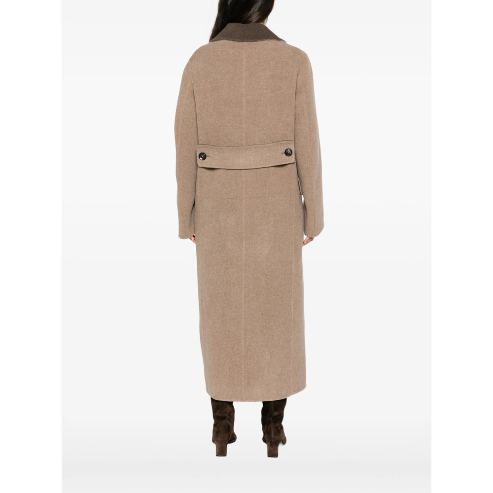 Double-Breasted Longline Coat