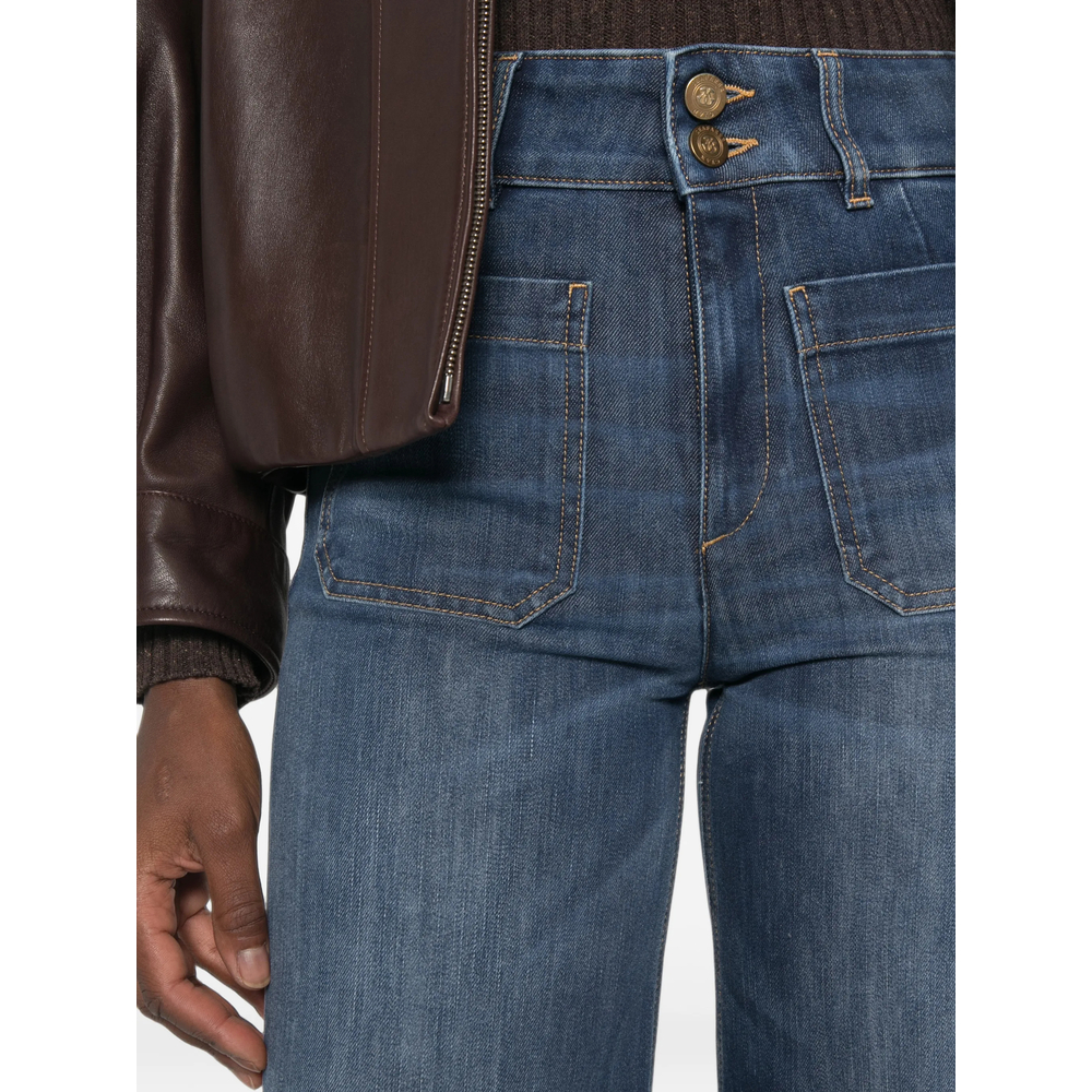 Patch-Pocket Wide- Leg