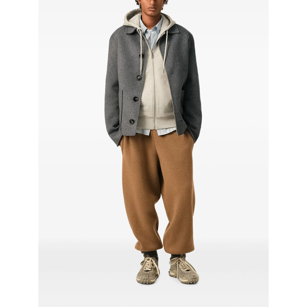 Button-Down Wool And Cashmere Jacket