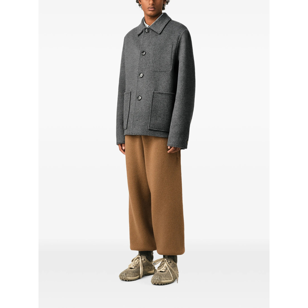 Button-Down Wool And Cashmere Jacket