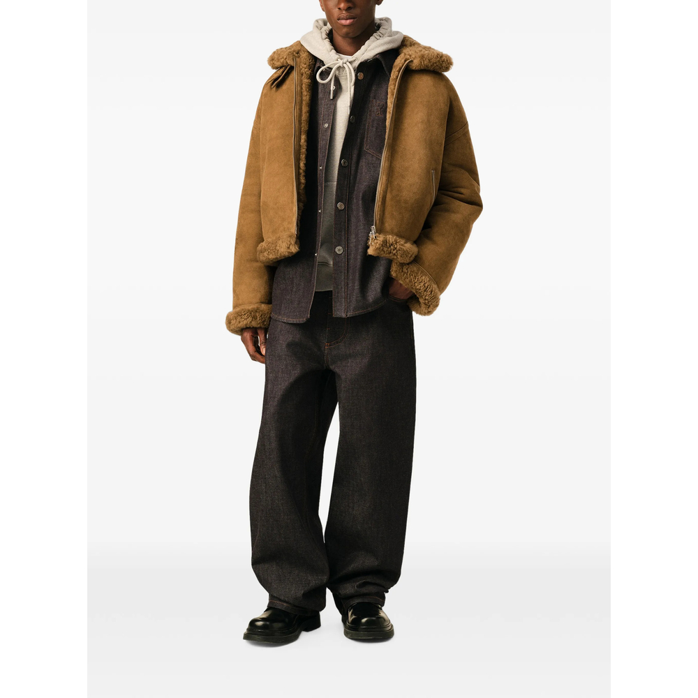 Sheep Shearling Aviator Jacket