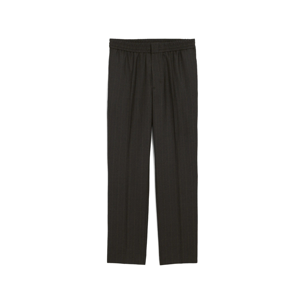 Ami Paris Elasticated-waist Striped Wool Trousers