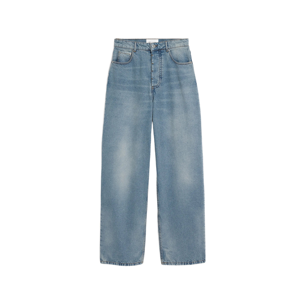Ami Paris Baggy-fit Cotton Jeans